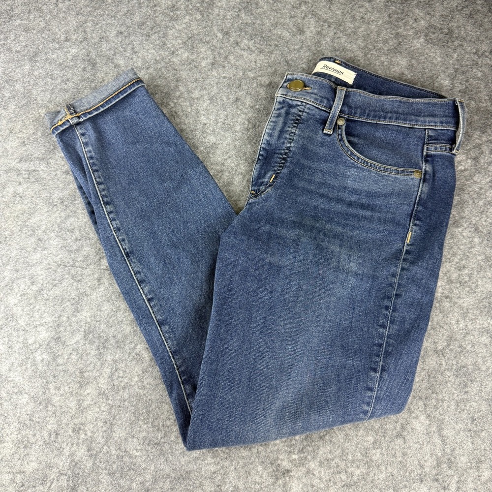 Revtown Skinny Jeans Women's 29‎ High Rise Dark Wash Decade Denim